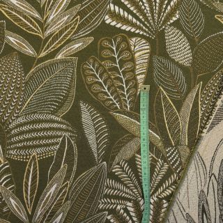 Tkanina dekoracyjna jacquard Legende kaki