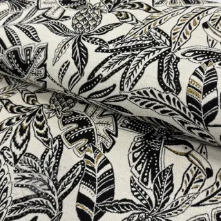 Tkanina dekoracyjna jacquard Fortuna blanc
