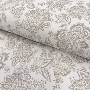 Tkanina dekoracyjna jacquard Jacobean lin