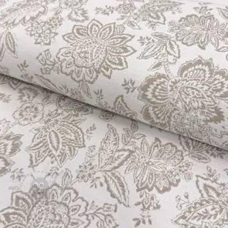 Tkanina dekoracyjna jacquard Jacobean lin