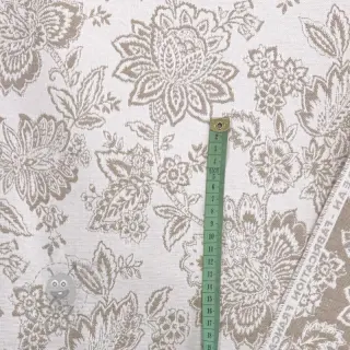 Tkanina dekoracyjna jacquard Jacobean lin