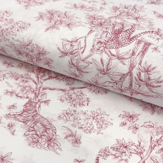Bawełna Acajou rouge PERCALE
