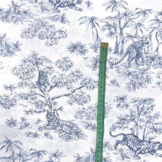 Bawełniana tkanina Acajou blue PERCALE