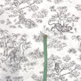 Bawełna Acajou graphite PERCALE