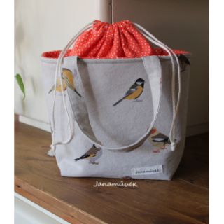 Tkanina dekoracyjna Linenlook Tiny Garden Birds