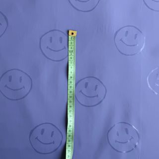 Tkanina przeciwdeszczowa Happy faces purple