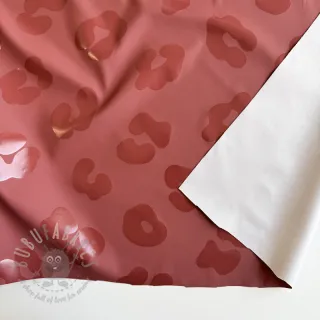 Tkanina przeciwdeszczowa Animal skin bordeaux