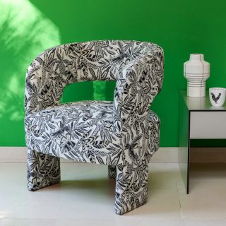 Tkanina dekoracyjna jacquard Fortuna blanc