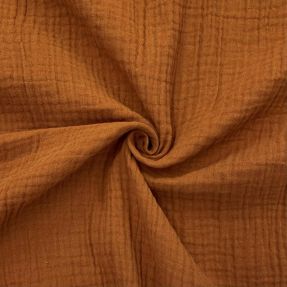 Muślin double gauze cognac