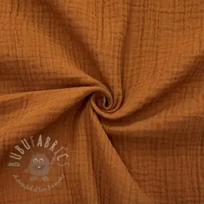 Muślin double gauze cognac