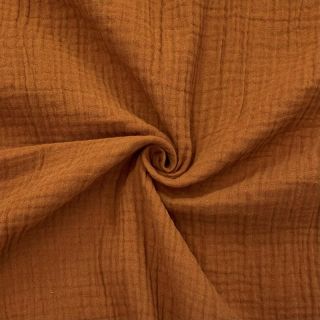 Podwójna gaza/muslin cognac