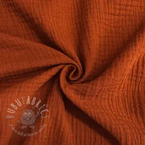 Muślin double gauze rust