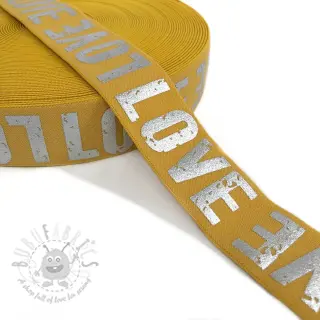 Guma 3,5 cm LOVE ochre