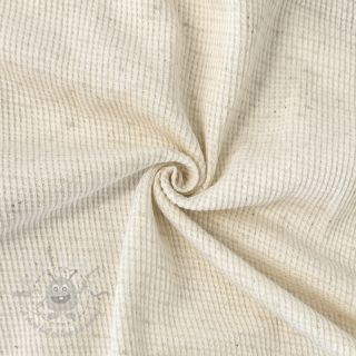 Jersey bawełniano-lniana WAFFLE SIMPLY NATURAL