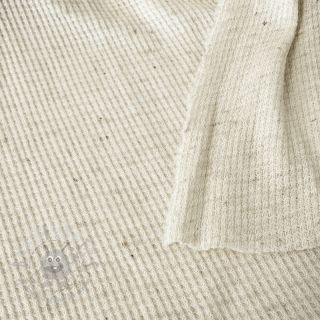 Jersey bawełniano-lniana WAFFLE SIMPLY NATURAL