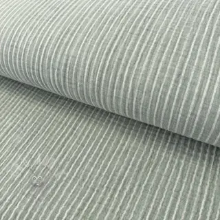 Muślin double gauze YARN DYED Stripes old green