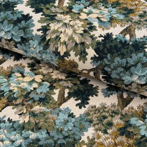 Tkanina dekoracyjna jacquard Aubusson emeraude