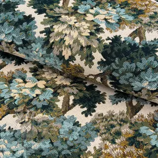 Tkanina dekoracyjna jacquard Aubusson emeraude