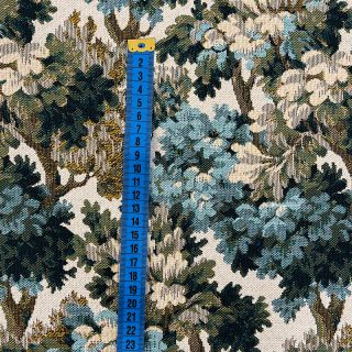 Tkanina dekoracyjna jacquard Aubusson emeraude