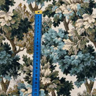 Tkanina dekoracyjna jacquard Aubusson emeraude