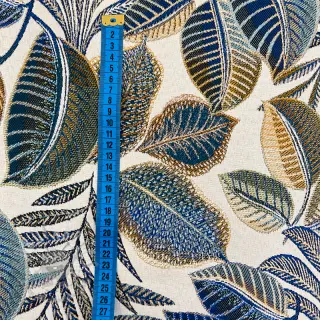 Tkanina dekoracyjna jacquard Cacao allover bleu