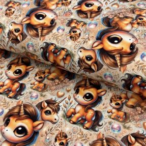 Úplet Pretty ponny design A digital print