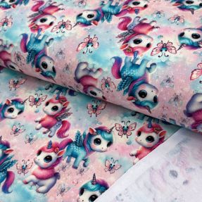 Dzianina dresowa Happy horse design C digital print