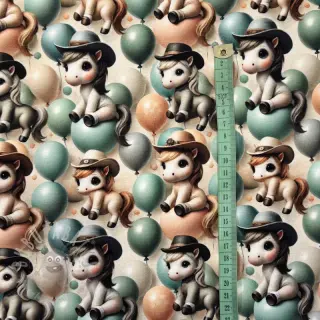 Dresówka Happy horse design B digital print