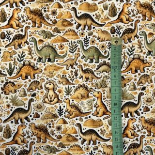 Dzianina Dex the dino design A digital print