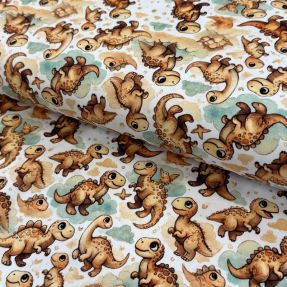 Dzianina Dex the dino design B digital print