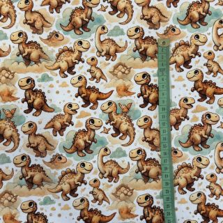 Dzianina Dex the dino design B digital print