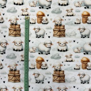 Dzianina Farm love design B digital print