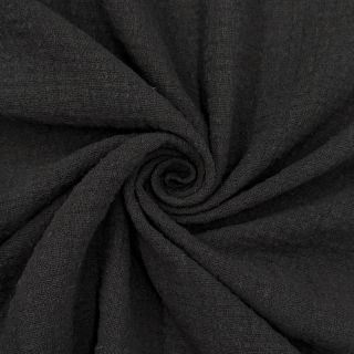 Bavlnená látka SLUB WASHED black