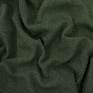 Bavlnená látka SLUB WASHED army green