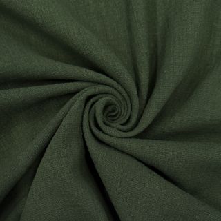 Bavlnená látka SLUB WASHED army green
