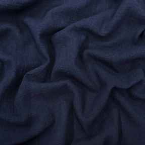 Bavlnená látka SLUB WASHED navy