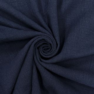 Bavlnená látka SLUB WASHED navy