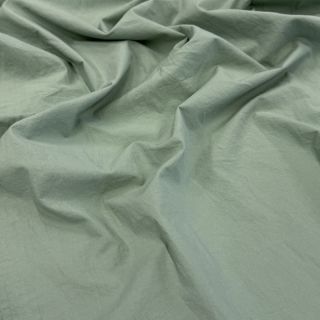 Bawełna WASHED old green