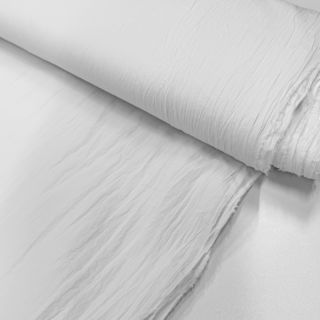 Bavlnená látka WASHED white