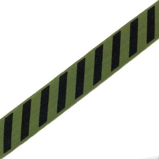 Lamówka gumowa STRIPE 20 mm army