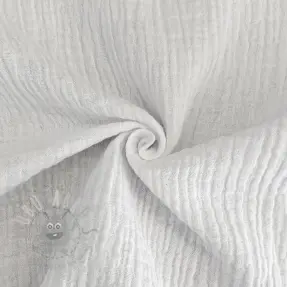 Muślin double gauze white ORGANIC