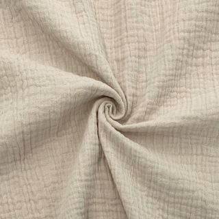 Podwójna gaza/muslin light sand ORGANIC