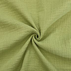 Podwójna gaza/muslin old lime ORGANIC