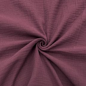 Podwójna gaza/muslin aubergine ORGANIC