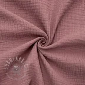 Muślin double gauze light lilac ORGANIC