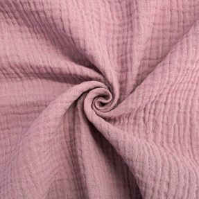 Muślin double gauze lilac ORGANIC