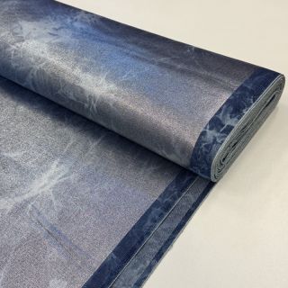 JEANS FOIL TIE DYE blue