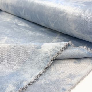 JEANS FOIL TIE DYE light blue