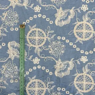 Bawełniana tkanina JEANS Embroidery Buttercup