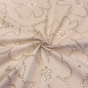 Bavlnená látka VOILE Puffy beige